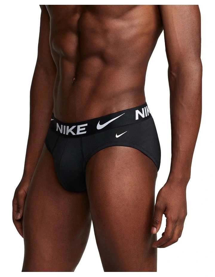 Nike Essential Micro Briefs Black 3 Pack 6 Nike Essential Micro Briefs Black 3 Pack - Image 4