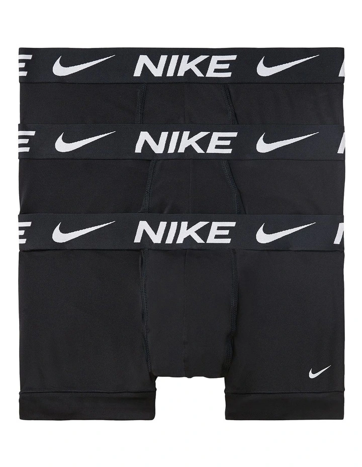 Nike Essential Micro Trunks Black 3 Pack 3 Nike Essential Micro Trunks Black 3 Pack