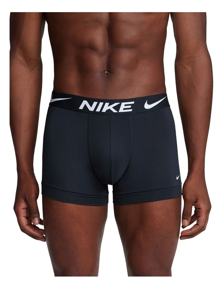 Nike Essential Micro Trunks Black 3 Pack 4 Nike Essential Micro Trunks Black 3 Pack - Image 2