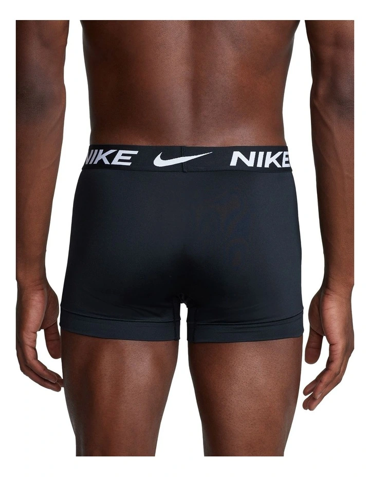 Nike Essential Micro Trunks Black 3 Pack 5 Nike Essential Micro Trunks Black 3 Pack - Image 3