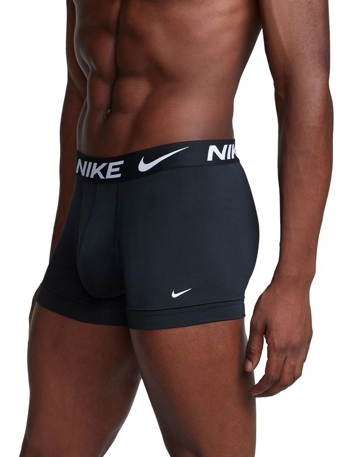 Nike Essential Micro Trunks Black 3 Pack 6 Nike Essential Micro Trunks Black 3 Pack - Image 4