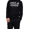 Jack & Jones Ron Jersey Loungewear Hoodie In Black -Men Clothing Store 898916230 1 720x928