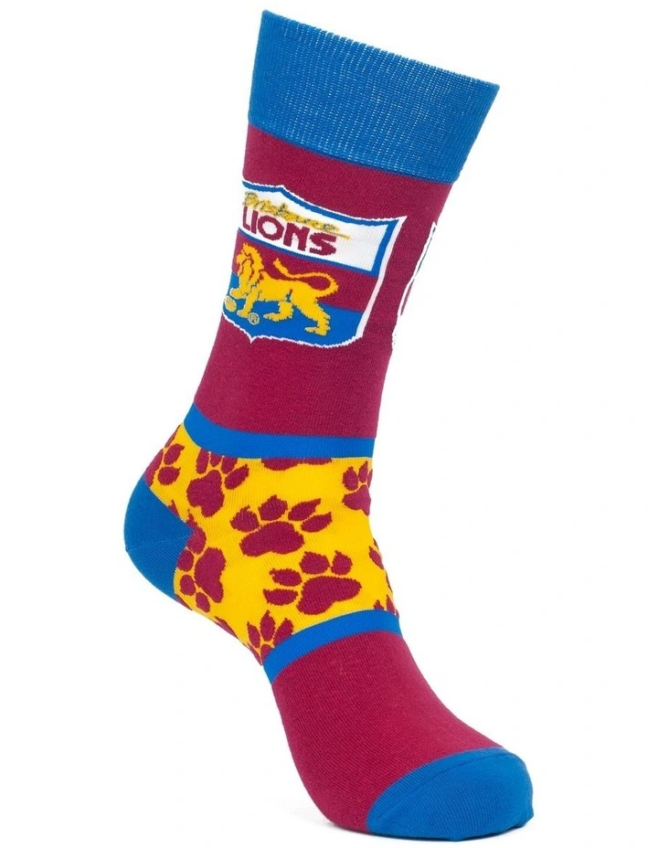 AFL Heritage Socks Brisbane Lions 4 AFL Heritage Socks Brisbane Lions - Image 3