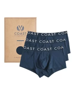 Men Clothing Store 41 3 Navy Boxers Gift Pack