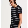 Sebastian Stripe Short Sleeve Tee In Navy 1 Sebastian Stripe Short Sleeve Tee In Navy -Men Clothing Store 911192230 1 720x928