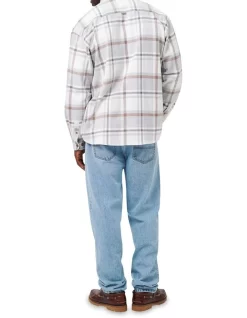 The Carver Long Sleeve Shirt Grey Tweed -Men Clothing Store 912207610 4 720x928