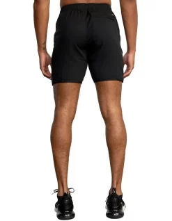 RVCA Yogger IV Elastic Waist Shorts 17 Black -Men Clothing Store 915239710 3 720x928