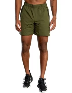 RVCA Yogger IV Elastic Waist Shorts 17 Green