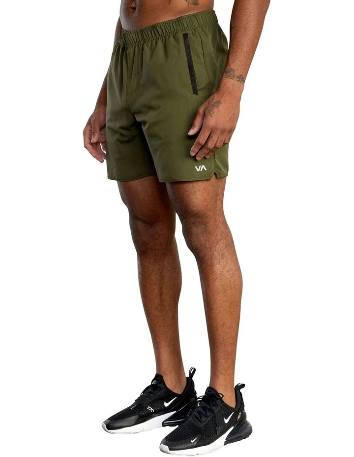 RVCA Yogger IV Elastic Waist Shorts 17 Green 4 RVCA Yogger IV Elastic Waist Shorts 17 Green - Image 2