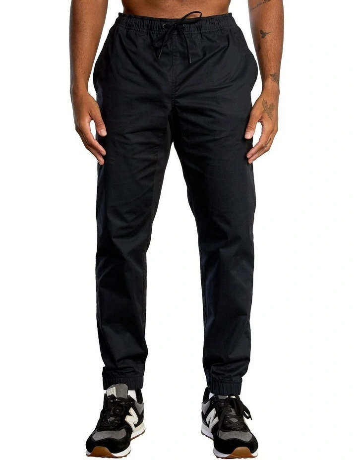 RVCA Spectrum Cuffed Sweatpants Black 3 RVCA Spectrum Cuffed Sweatpants Black