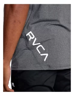 RVCA Sport Vent Short Sleeve T-Shirt Grey -Men Clothing Store 915257170 5 720x928