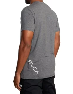 RVCA Sport Vent Short Sleeve T-Shirt Grey -Men Clothing Store 915257170 7 720x928