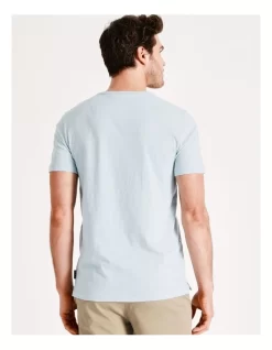 Lightstation Placement Print Short Sleeve Tee In Light Blue -Men Clothing Store 917301520 7 720x928