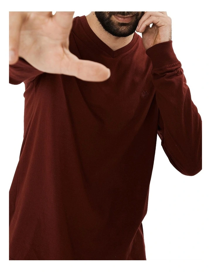 Essential Knit PJ Set In Raspberry 8 Essential Knit PJ Set In Raspberry - Image 6