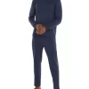 Essential Knit PJ Set In Navy -Men Clothing Store 917435620 1 720x928