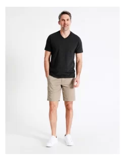 Jackson V-Neck Tee In Grey Marle -Men Clothing Store 918067870 4 720x928