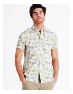 Cumbebin Print Short Sleeve Shirt In Multi -Men Clothing Store 919243450 5 720x928