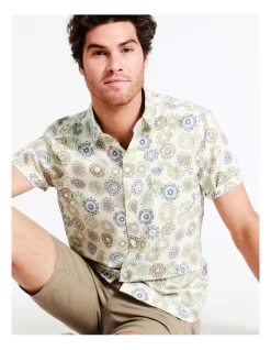 Cumbebin Print Short Sleeve Shirt In Multi -Men Clothing Store 919243450 7 720x928