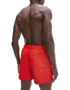 Calvin Klein Intense Power Logo Medium Swimshort In Red -Men Clothing Store 920345950 3 720x928
