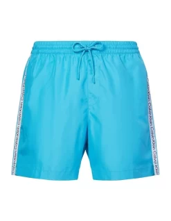 Calvin Klein Core Logo Tape Medium Swimshort In Blue -Men Clothing Store 920346310 5 720x928