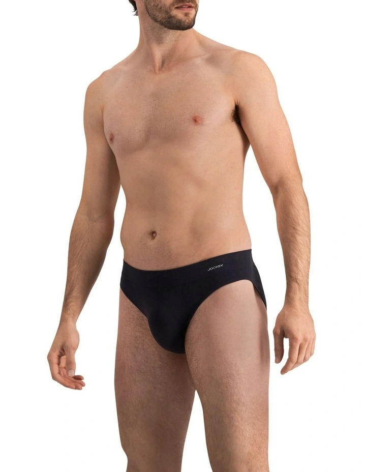 Jockey Seamless Brief In Black 4 Jockey Seamless Brief In Black - Image 2