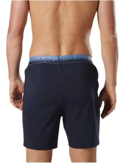 Soft Bamboo Knit Sleep Short In Navy -Men Clothing Store 921240640 4 720x928