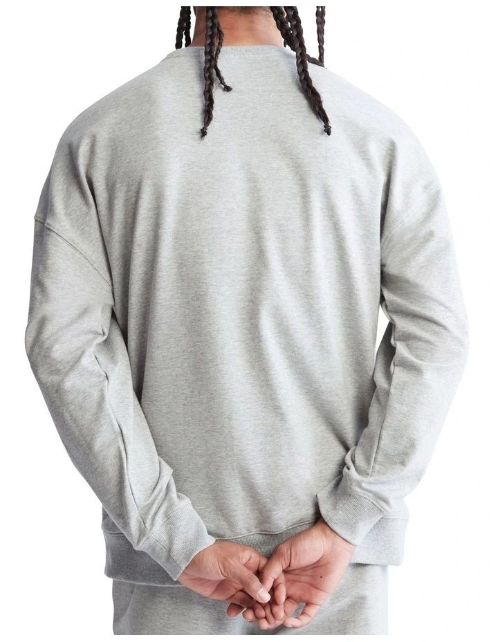 Calvin Klein Modern Cotton Lounge Top In Grey Marle 4 Calvin Klein Modern Cotton Lounge Top In Grey Marle - Image 2