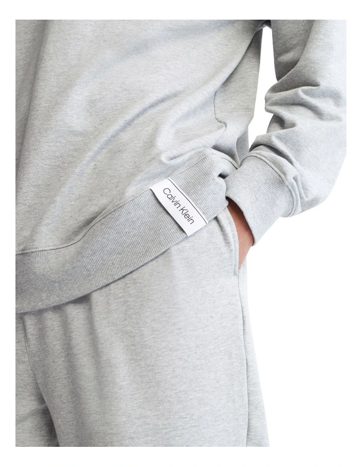 Calvin Klein Modern Cotton Lounge Top In Grey Marle 6 Calvin Klein Modern Cotton Lounge Top In Grey Marle - Image 4
