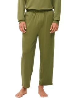 Calvin Klein Embossed Icon Lounge Pant In Olive -Men Clothing Store 923734450 3 720x928