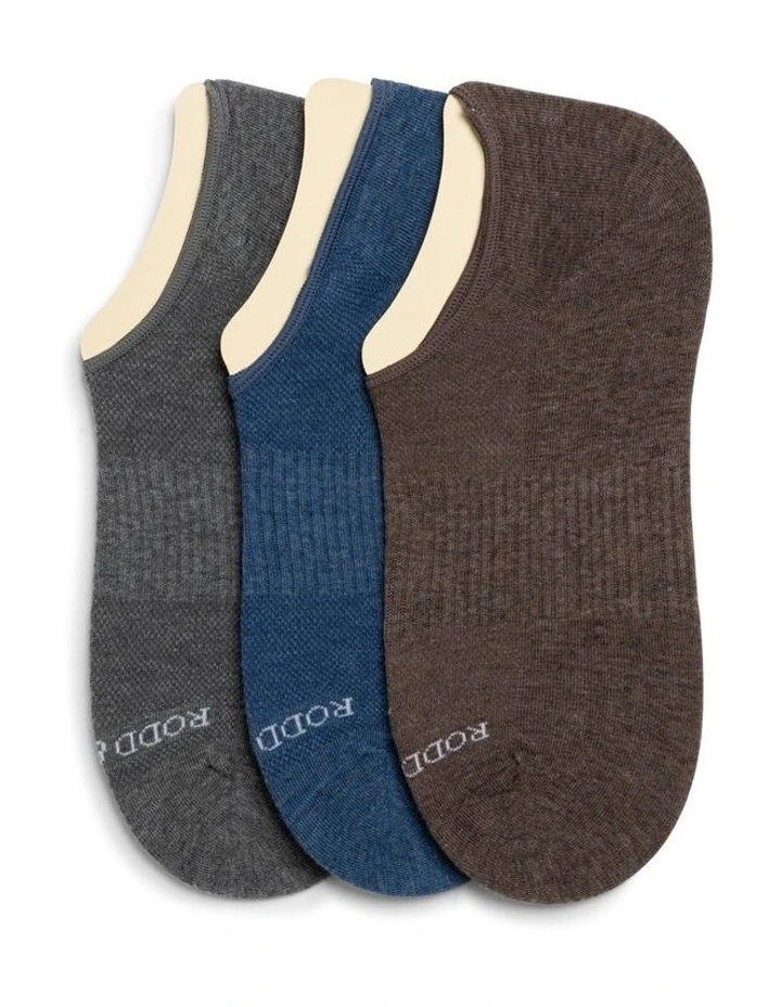 Edgecumbe No-Show Three Pack Sock 3 Edgecumbe No-Show Three Pack Sock