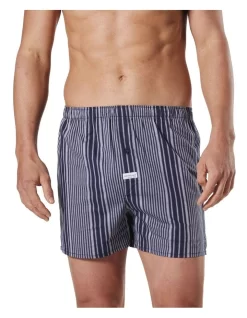 Leon Stripe Stretch Boxer Short In Navy/White -Men Clothing Store 924132520 4 720x928