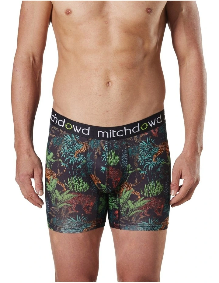 Men's Eco Comfort Microfibre Long Leg Trunks 3 Pack In Multi 4 Men's Eco Comfort Microfibre Long Leg Trunks 3 Pack In Multi - Image 2
