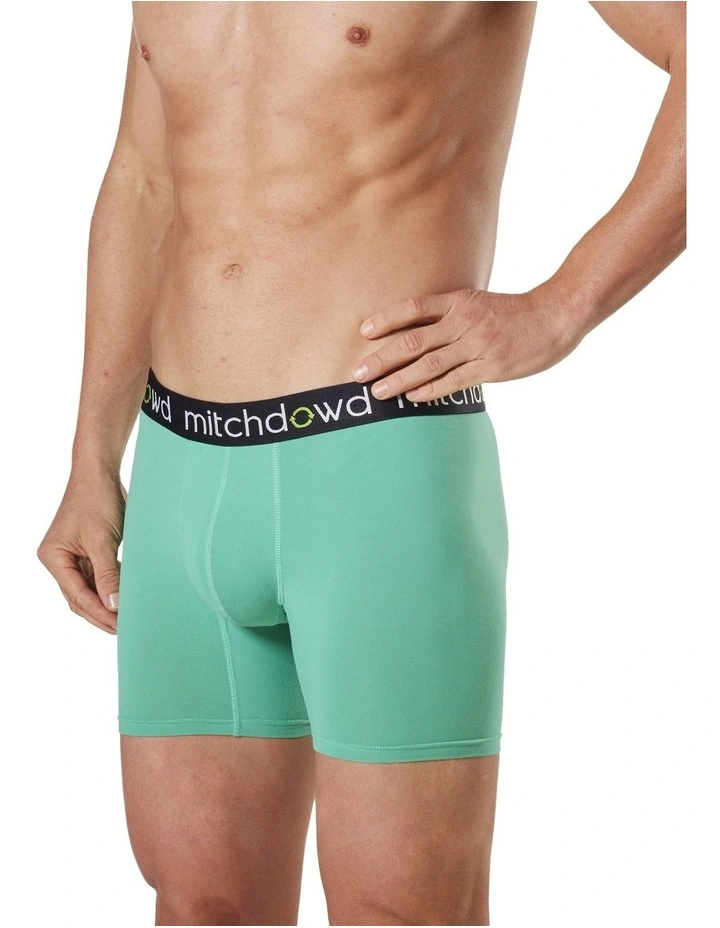 Men's Eco Comfort Microfibre Long Leg Trunks 3 Pack In Multi 5 Men's Eco Comfort Microfibre Long Leg Trunks 3 Pack In Multi - Image 3