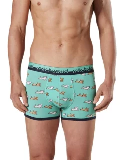 Puppy Play Bamboo Fitted Trunk In Mint