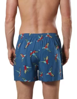 Men's Lorikeets Bamboo Boxer Short In Blue/Multi 9 Men's Lorikeets Bamboo Boxer Short In Blue/Multi -Men Clothing Store 924134230 3 720x928