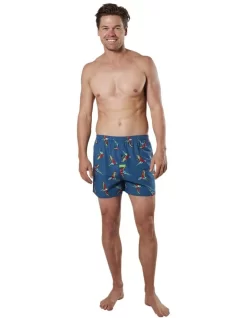 Men's Lorikeets Bamboo Boxer Short In Blue/Multi 11 Men's Lorikeets Bamboo Boxer Short In Blue/Multi -Men Clothing Store 924134230 5 720x928