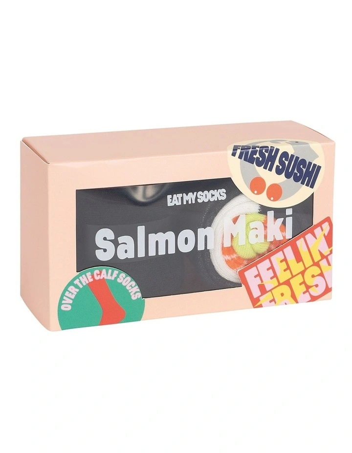 Salmon Maki Socks 3 Salmon Maki Socks