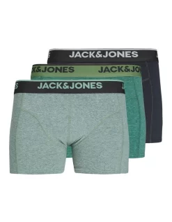 Jack & Jones Sean Marle Trunks 3 Pack In Multi