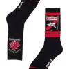 Essendon Bombers Heritage Sneaker Socks 2 Pack Cotton In Red/Black -Men Clothing Store 928579060 1 720x928