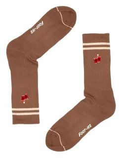 Beer Pong Sneaker Socks 2 Pack In Brown -Men Clothing Store 928580320 5 720x928