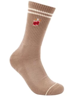 Beer Pong Sneaker Socks 2 Pack In Brown -Men Clothing Store 928580320 7 720x928