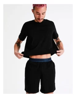 Jack & Jones Basic Short Sleeve Tee And Shorts Set In Black -Men Clothing Store 928631890 7 720x928