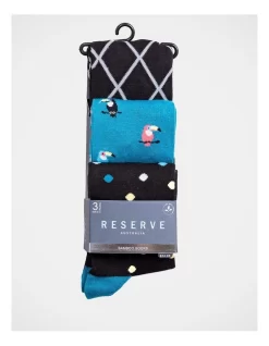 3 Pack Bamboo Fashion Socks Toucans In Green -Men Clothing Store 929319490 5 1 720x928