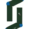 Happy Socks UFO Embroidery Ribbed Socks In Green 2 Happy Socks UFO Embroidery Ribbed Socks In Green -Men Clothing Store 929376460 1 720x928