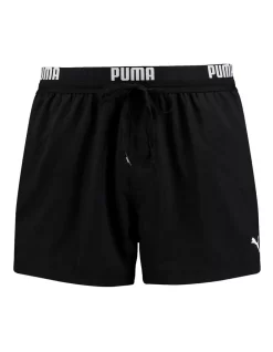 Puma Logo Band Swim Short In Black -Men Clothing Store 929387980 3 720x928