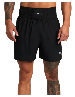 RVCA Yogger Boxer Short In Black