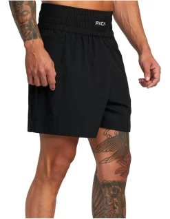 RVCA Yogger Boxer Short In Black -Men Clothing Store 931388590 7 720x928