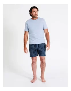 Short Sleeve Soft Wash Tee & Short Set In Geo Tiles -Men Clothing Store 932971420 3 720x928