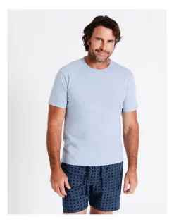 Short Sleeve Soft Wash Tee & Short Set In Geo Tiles -Men Clothing Store 932971420 4 720x928