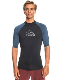 Quiksilver On Tour Rashguard In Insignia Blue
